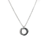 Cifeeo-Long Metal Ring Pendant Necklace