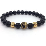 Fashion Geometric Bracelets Men Classic Fashion Stone Bead Charm Bracelets & Bangles For Men Jewelry Gift