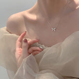 CIFEEO-Double-layer Pearl Camellia Necklace