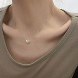 CIFEEO-Double-layer Pearl Camellia Necklace