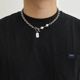 Cifeeo-Ot Buckle Pearl Choker