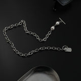 Cifeeo-Ot Buckle Pearl Choker