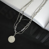 Cifeeo-Portrait Multi-Layer Chain Necklace