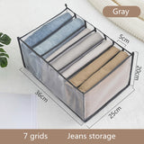 Jeans Bra Organizer Home Separated Dormitory Closet Organizer for Socks Underwear Scarves Storage Box Organizer Foldable Drawer