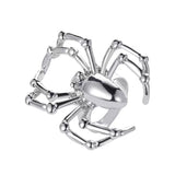 Cifeeo   Gothic Punk Style Simulation Animal Spider Finger Rings For Women Men Adjustable Ring Funny Halloween Accessories Gift