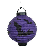 Cifeeo   Halloween Paper Lantern Pumpkin Lantern Spider Bat Skeleton Hanging Pendant Horror Props Halloween Party Decoration Outdoor Home