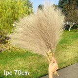 Black Friday Cifeeo  70-120Cm Artificial Pampas Grass Fake Reed Plants Bouquet  Wedding Decoration Home Living Room DIY Vase Decoration Tail Grass