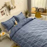 Cifeeo Florals Printed Fresh Bedding Set 100% Cotton High Quality Skin Friendly Duvet Cover with Sheets Home Comfortable Bedding Sets