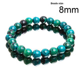 8mm Natural Stone Buddha Bracelet Brown Tiger Eyes Beads Bracelet for Men Women Weight Loss Healing Bracelets Jewelry