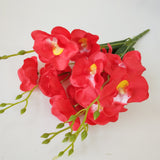 45cm Phalaenopsis Artificial Flowers Bouquet 5 Forks 20 Flowers Cheap Fake Flowers for Home Wedding Decoration Indoor