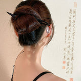 Cifeeo Wooden Hairpins Women Girls Hair Sticks Chinese Styles Hair Clips Pins Antiquity Hair Jewelry Accessories