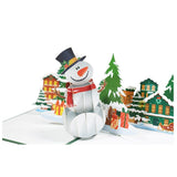 Cifeeo 3D Christmas Greeting Card Santa Claus Snowman Greeting Card 2022 Merry Christmas Decor Gifts Happy New Year 2023 Xmas Noel Fav