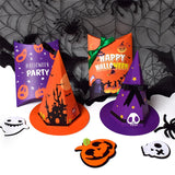 Black Friday Cifeeo  Funny Halloween Cartoon Hat Candy Cookie Gift Box Halloween Packaging Colorful Box Creative Trick Or Treat Witch Hat Candy Box