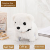 Cifeeo Electronic Plush Toys Walking Barking Cute Puppy Pet Dog Toy with Battery Control Halloween Birthday Gift for Boys Girls Kawaii