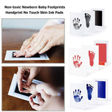 Cifeeo Baby Hands and Feet Non-Toxic Baby Handprint Footprint Imprint Kit Baby Souvenirs Newborn Footprint Ink Pad Newborn Baby Gifts
