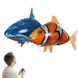 Cifeeo Remote Control Shark Toys Infrared RC Electric Flying Air Balloons Kids Toy RC Flight  Clown Fish RC Animals Toy Gifts