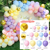 Balloons Garland Arch Kit Wedding Decoration Baby Shower Macaron Latex Balloon Chrome Confetti Ballon Birthday Party Decor Globo