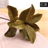 Simulation Magnolia Leaf New Fake Plant Plastic Feel Home Living Room Decoration Floor Artificial Flowers Branches Home Decore