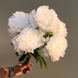 Simulation 5 Heads of Rich and Honorable Peony Bouquet Living Room Home Decoration Indoor Wedding Table Fake Artifical Flowers