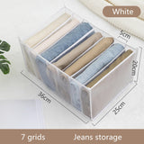 Jeans Bra Organizer Home Separated Dormitory Closet Organizer for Socks Underwear Scarves Storage Box Organizer Foldable Drawer