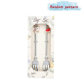 Christmas Gift Christmas Spoon Fork Set Christmas Gifts Ornaments Merry Christmas Decoration For Home 2022 Xmas Navidad Noel New Year 2023