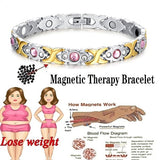 Cifeeo   Trendy 4 Colors Weight Loss Energy Magnets Jewelry Slimming Bangle Bracelets Twisted Magnetic Therapy Bracelet