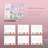 Cifeeo Creative Watercolor Painting Book For Kids Fairy Tale Animal Flowers Gouache Graffiti Drawing Picture Children DIY Toys Gift
