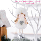 Cifeeo New Year 2023 Gifts Crown Veil Girl Dolls Angel Doll Navidad Xmas Tree Ornaments Christmas Decorations for Home Noel Natal
