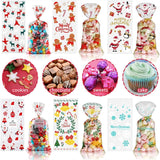 Cifeeo  New Year 2024 Gift Bag Candy OPP Bag Xmas Tree 50Pcs Merry Christmas Decorations for Home Xmas Decoration Natal Happy New Year