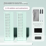 Cifeeo Reusable Oral Arithmetic Multiplication Table Poster for Kids Division Addition Subtraction Education Toys for Boys Girls