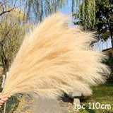 Black Friday Cifeeo  70-120Cm Artificial Pampas Grass Fake Reed Plants Bouquet  Wedding Decoration Home Living Room DIY Vase Decoration Tail Grass