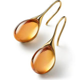 Cifeeo Trendy 5 Colors Delicate Gold Naturalearrings Dangle Drop Earrings Wedding Engagement Earrings For Women