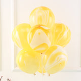 Cifeeo  5/10Pcs 10/12 Inch Agate Marble Latex Balloons Colorful Wedding Birthday Party Decoration Ballons Kids Toys Air Helium Globos