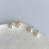 Cifeeo New Arrival Stud Earrings Fashion Water Drop Pearl Vintage Simple Elegant Female Jewelry