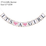 Cifeeo Baby Shower Girl Boy Balloons It's A Girl It's A Boy Oh Baby Banner Decor Gender Reveal Birthday Party Decorations Kids Supplies