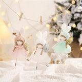 Cifeeo  2024 New Year Ears Angel Dolls Xmas Tree Pendants Ornaments Christmas Decoration for Home Navidad Decoration Natal