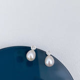 Cifeeo New Arrival Stud Earrings Fashion Water Drop Pearl Vintage Simple Elegant Female Jewelry