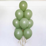 Cifeeo 15pcs Retro Olive Green Chrome Gold Latex Balloons Birthday Party Decor Baby Shower Air Ballon Wedding Celebration Supplies Glob