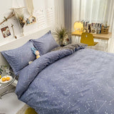 Cifeeo Florals Printed Fresh Bedding Set 100% Cotton High Quality Skin Friendly Duvet Cover with Sheets Home Comfortable Bedding Sets