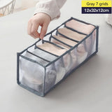 Jeans Bra Organizer Home Separated Dormitory Closet Organizer for Socks Underwear Scarves Storage Box Organizer Foldable Drawer