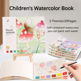 Cifeeo Creative Watercolor Painting Book For Kids Fairy Tale Animal Flowers Gouache Graffiti Drawing Picture Children DIY Toys Gift