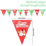 Christmas Gift Christmas Flag Banner Merry Christmas Decorations For Home Garland Santa Claus Navidad Natal Xmas Noel Decor New Year