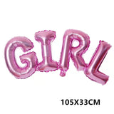 Cifeeo Baby Shower Girl Boy Balloons It's A Girl It's A Boy Oh Baby Banner Decor Gender Reveal Birthday Party Decorations Kids Supplies