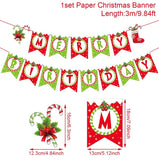 Christmas Gift Christmas Flag Banner Merry Christmas Decorations For Home Garland Santa Claus Navidad Natal Xmas Noel Decor New Year