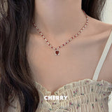 Cifeeo New Korea Summer Lovely Colorful Flowers Daisy Transparent Crystal Beading Strand Short Choker Necklace for Women