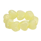 Cifeeo New Cute Transparent Resin Acrylic Handmade Beaded Rhinestone Colourful Geometric Square Round Rings for Women Y2k Jewelry Party