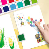 Cifeeo DIY Fun Finger Painting Drawing Set Toys Kids Activities Coloring Graffiti Doodle Book Early Educational Toy Kindergarten Gift