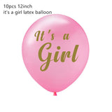 Cifeeo Baby Shower Girl Boy Balloons It's A Girl It's A Boy Oh Baby Banner Decor Gender Reveal Birthday Party Decorations Kids Supplies