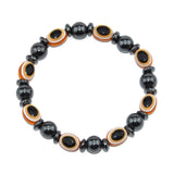 Cifeeo  Natural Black Gallstone Magnetic Therapy Health Care Loss Weight Bracelets Slimming Health Care For Men Women