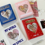 Back to school 64 Pockets Mini Photo Album Cartoon Album Photo Photocard Holder Book Collect Kpop Album De Fotos Kpop Photocard Binder